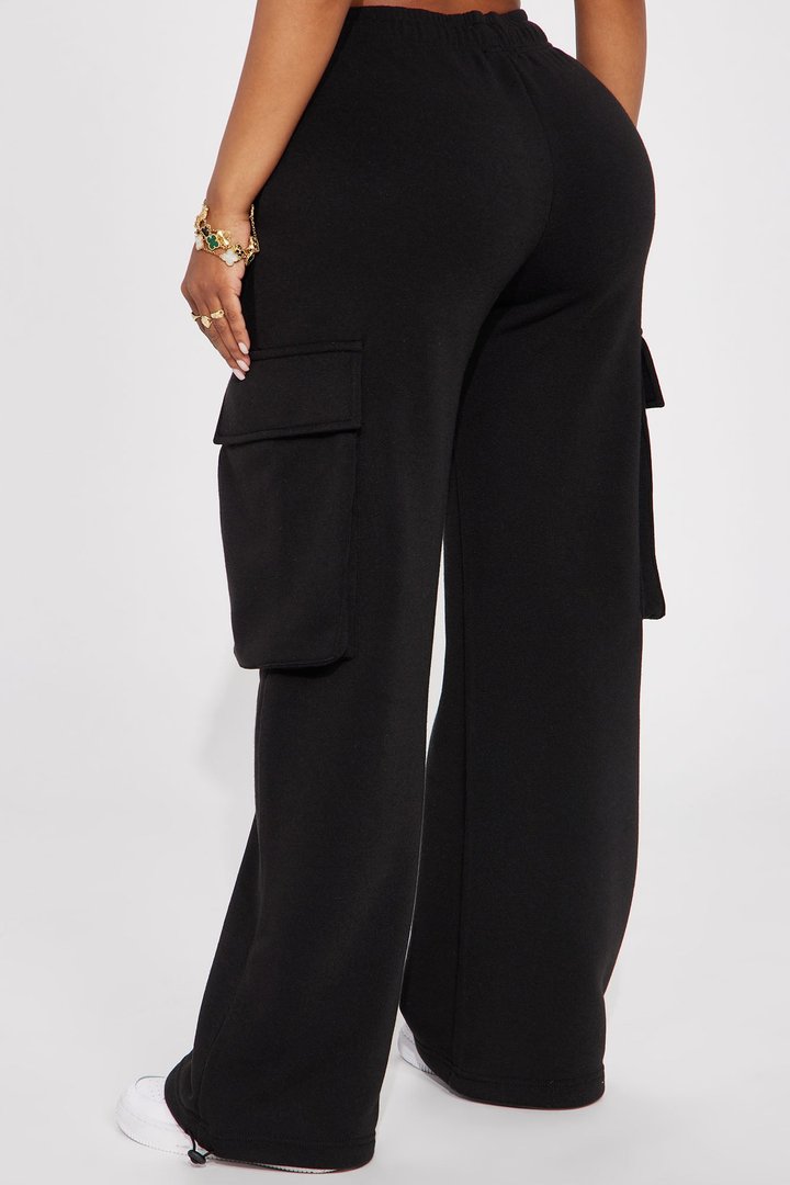 Luna Cargo Lounge Jogger - Black