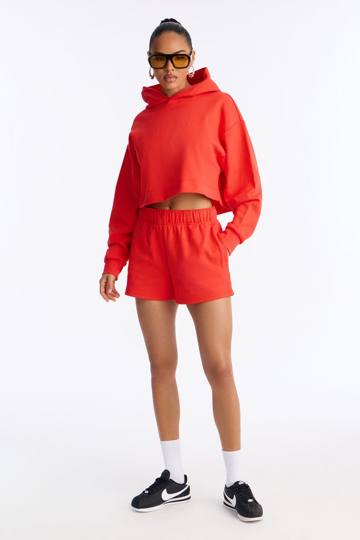 Kenya Sweatshorts - Tomato Red