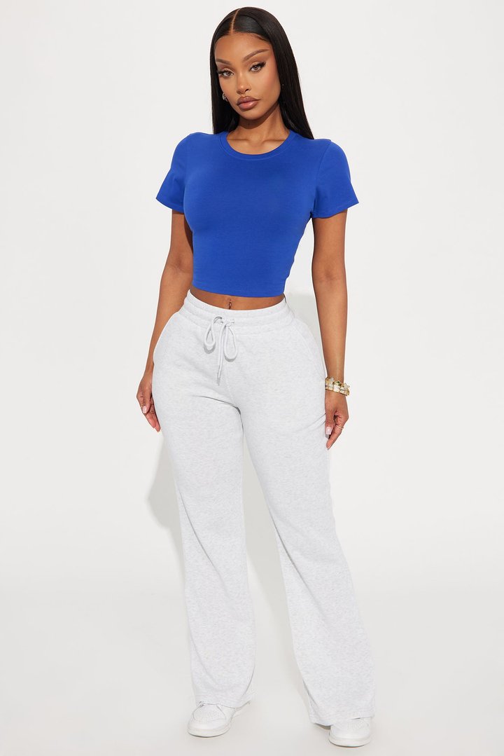 Robin Crop Top - Royal