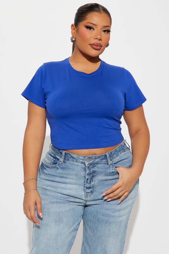 Robin Crop Top - Royal