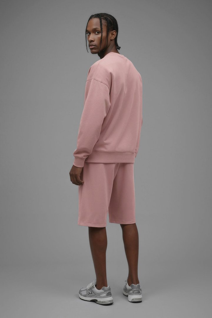 410 Oversized Crewneck - Pink