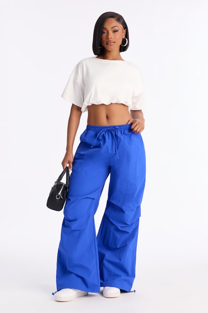Making Moves Windbreaker Track Pant - Royal