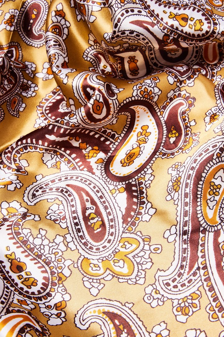 Paisley For Days Head Wrap - Gold/combo