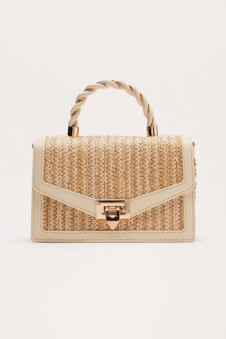 Meet Me For A Picnic Satchel - Natural/Combo