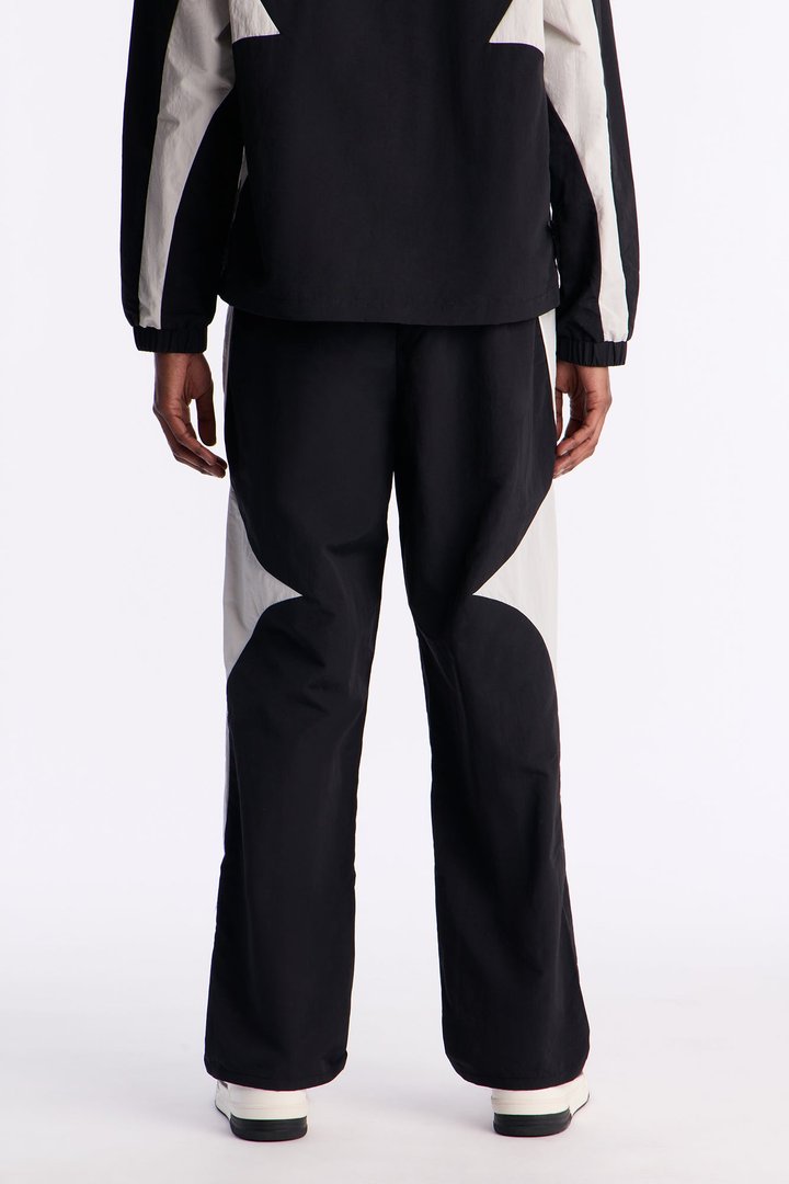 Straight Aura Coded Track Pant - Black