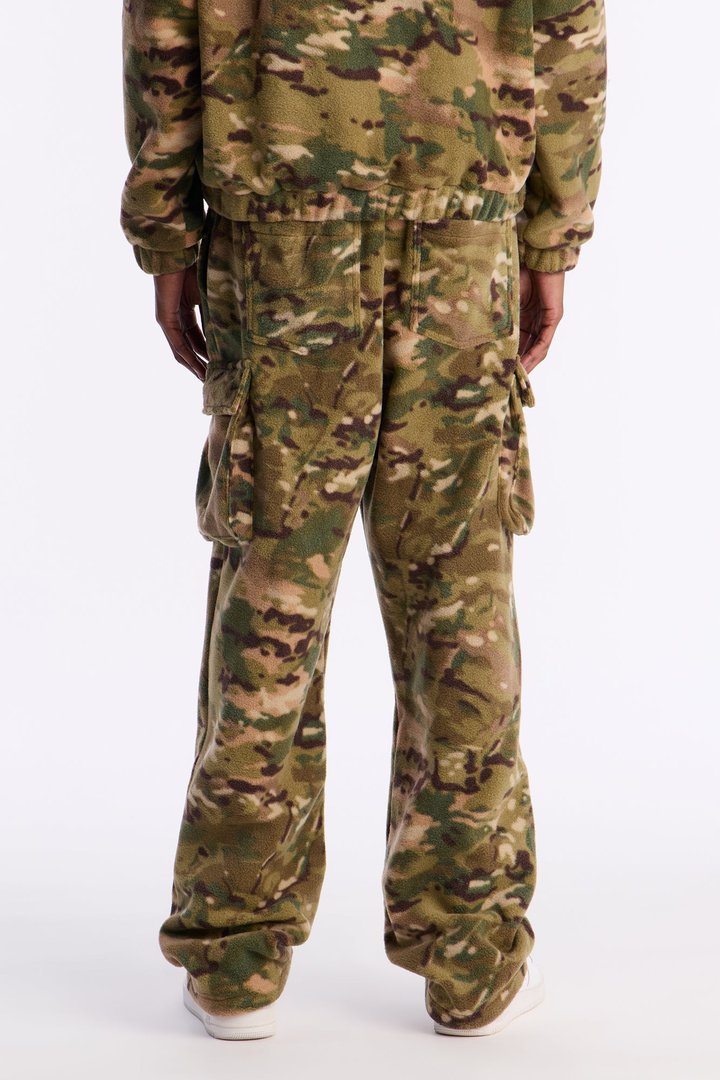 Camo Cargo Baggy Sweatspants - Camouflage