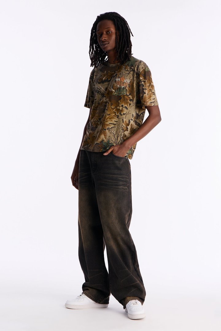 Lone Star Brewery Short Sleeve Tee - Camouflage