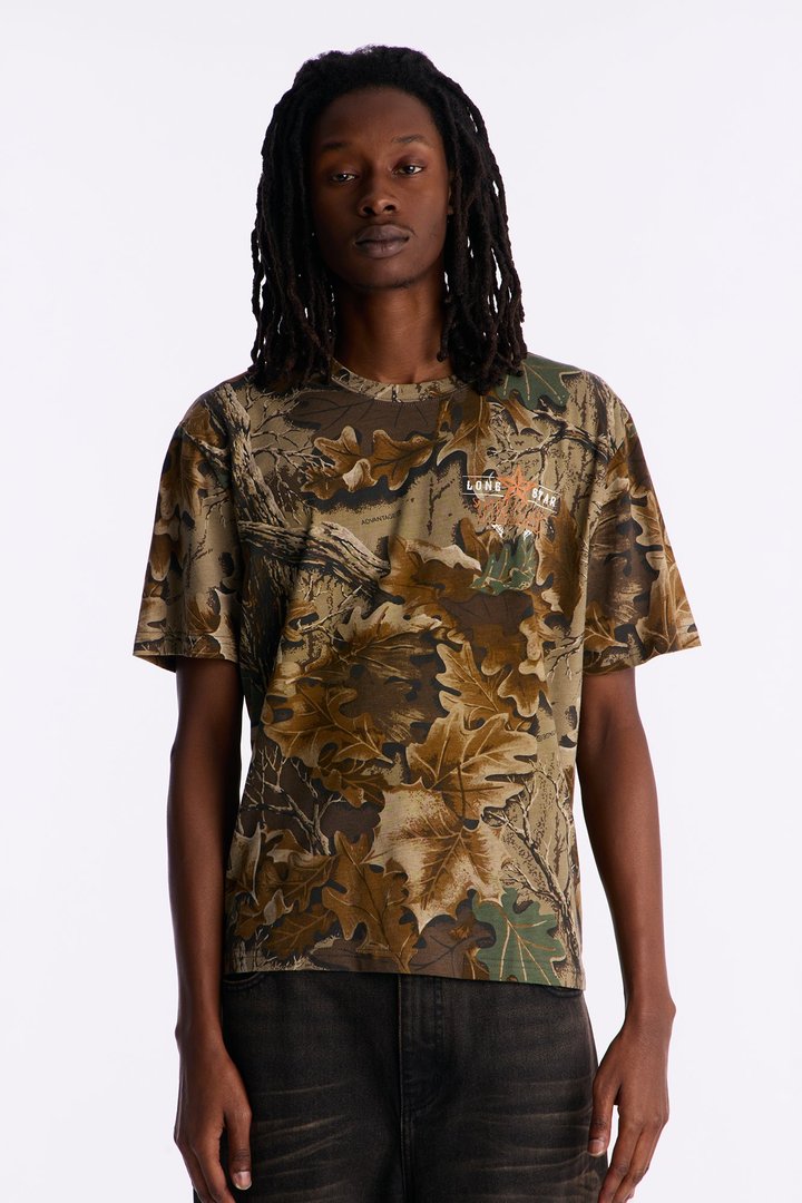 Lone Star Brewery Short Sleeve Tee - Camouflage