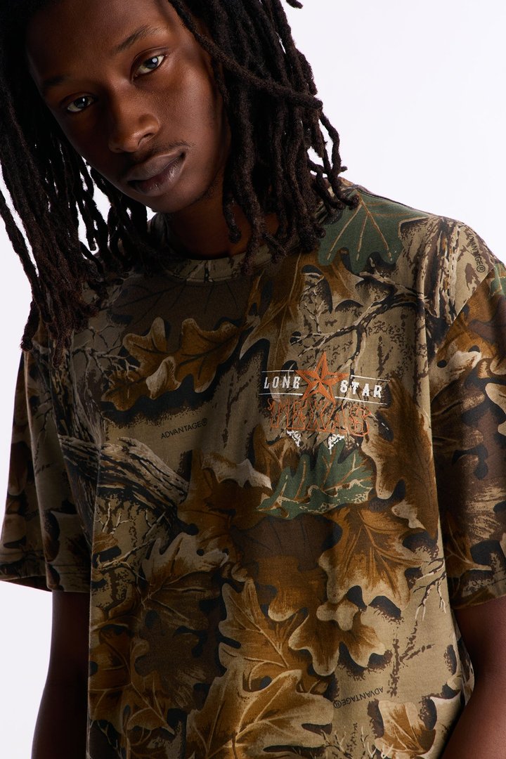 Lone Star Brewery Short Sleeve Tee - Camouflage