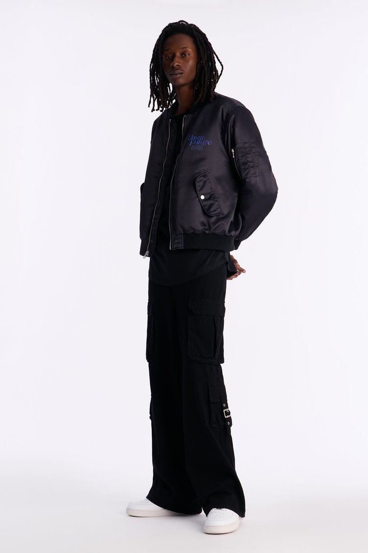 Retrofuture Street Bomber Jacket - Black