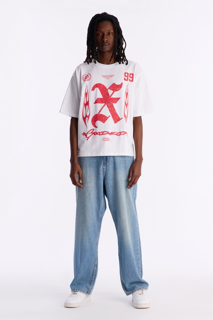 Goodkid Boxy Short Sleeve Tee - White