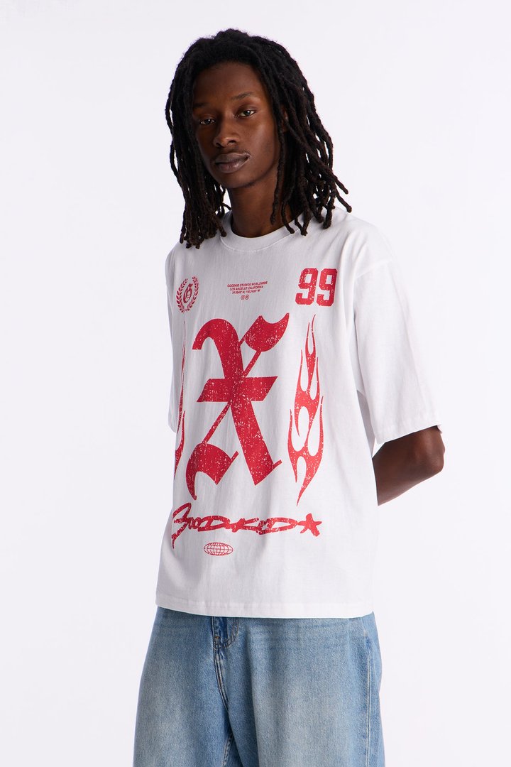 Goodkid Boxy Short Sleeve Tee - White