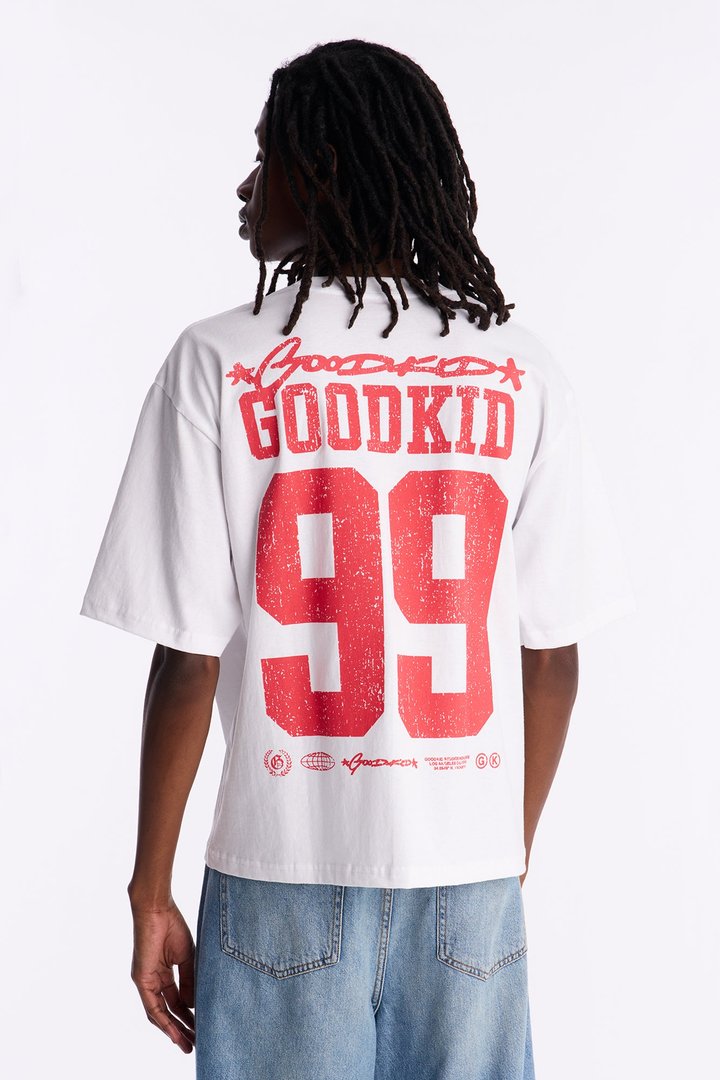 Goodkid Boxy Short Sleeve Tee - White
