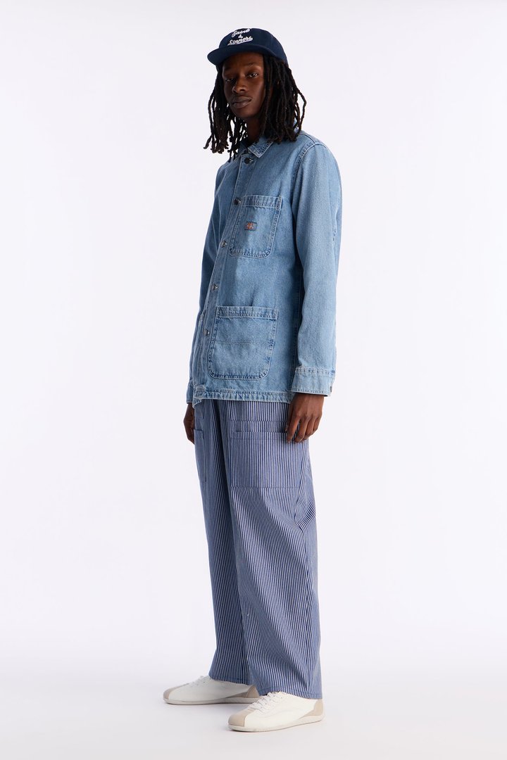 Balloon Fit Tokyo Drift Striped Pant - Blue