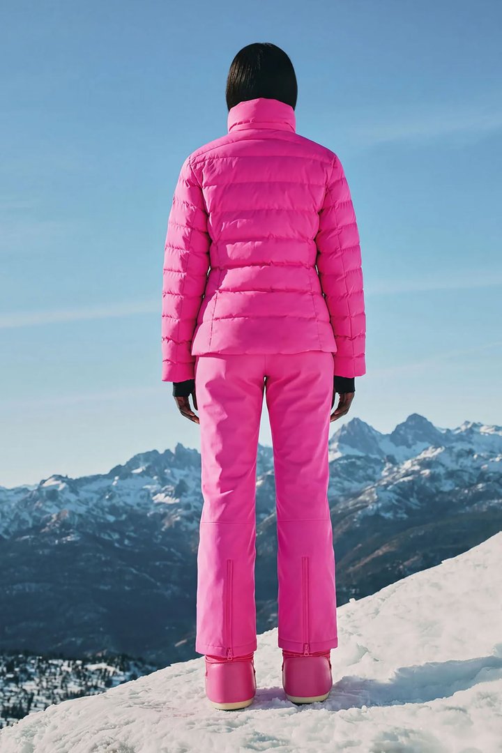 Grab My Skis Puffer Jacket - Fuchsia