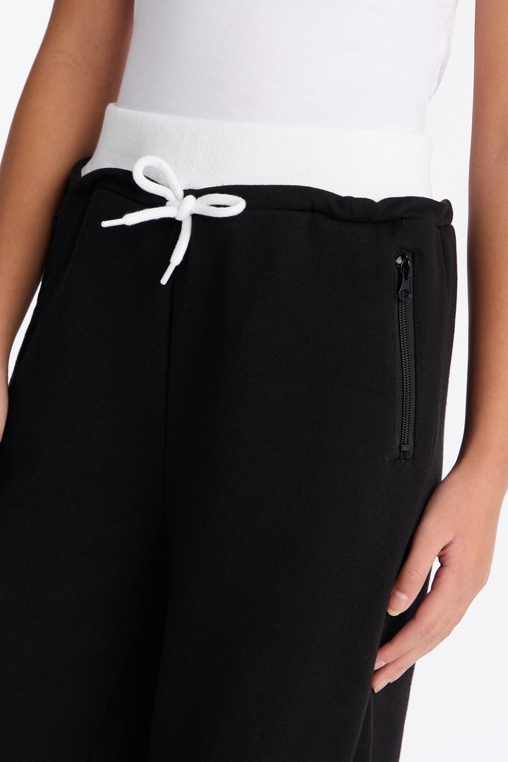 Mini Brit Boxer Sweatpants - Black