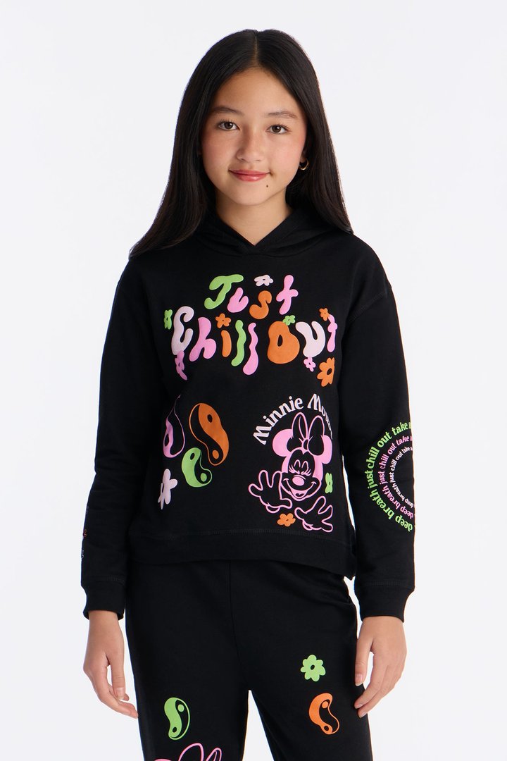 Mini Minnie Mouse Just Chill Out Jogger Pant Set - Black