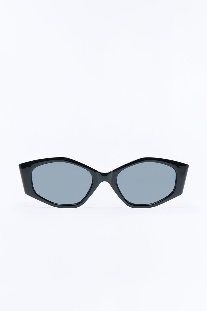 Shady Affair Ed Hardy Cat Eye Sunglasses - Black