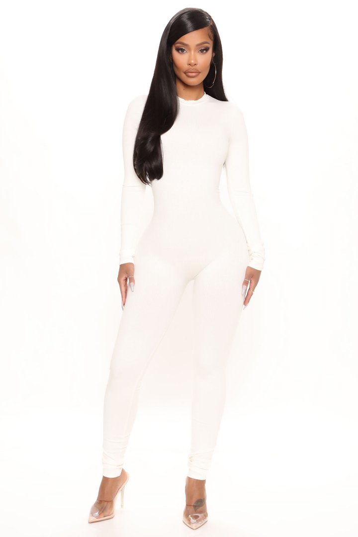 Maribel Snatched Jumpsuit - Off White
