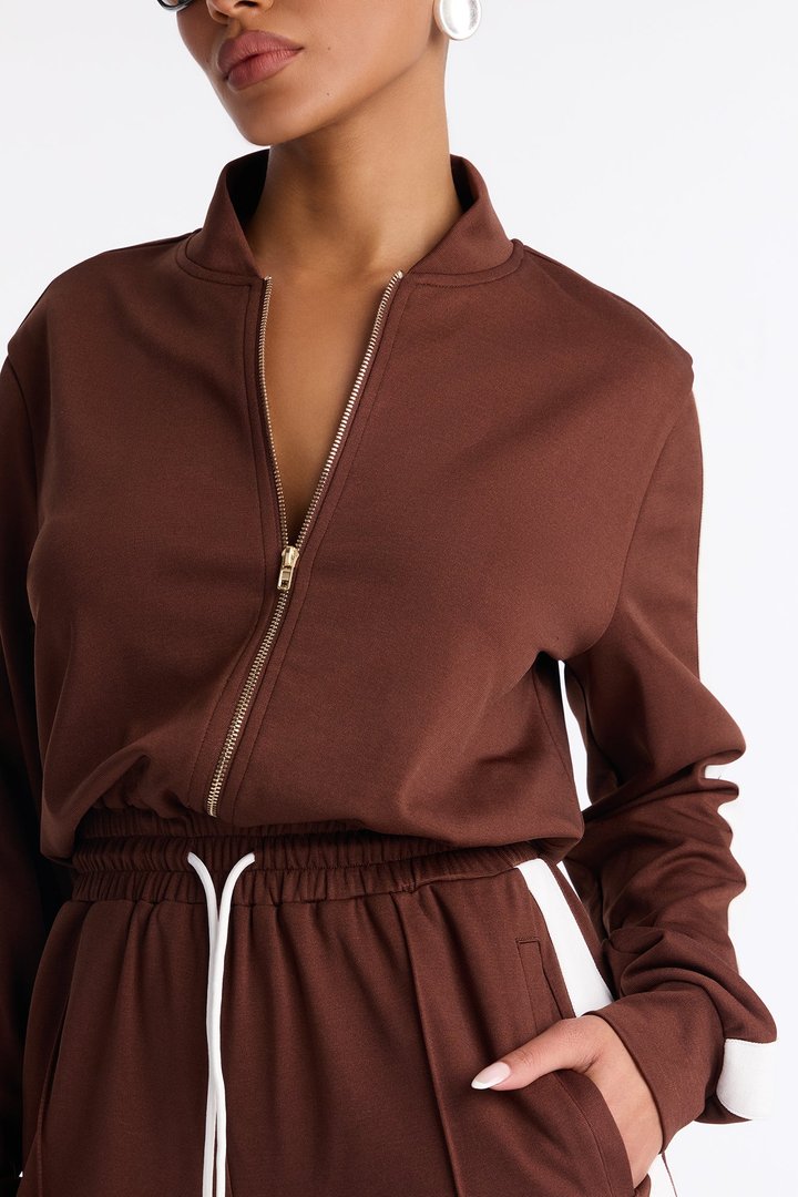 Lianna Jumpsuit - Chocolate