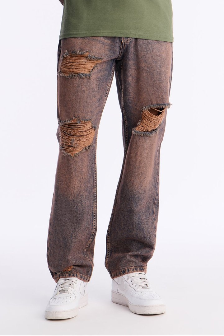 Straight Tinted Jean - Vintage Wash
