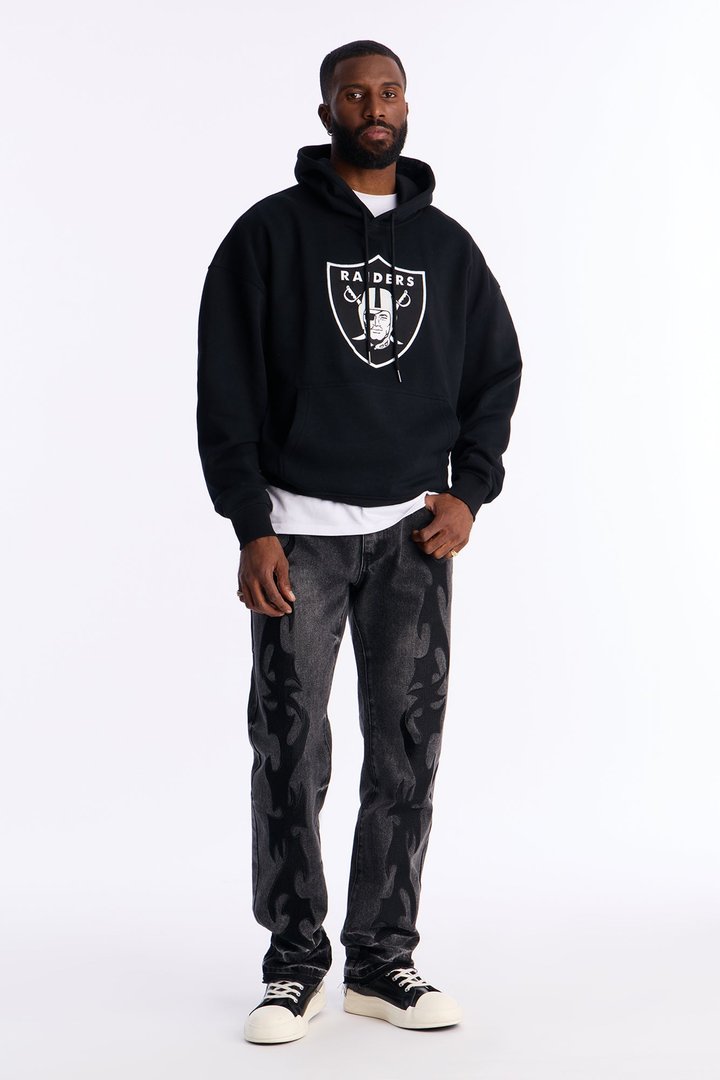 Raiders Original English Hoodie - Black