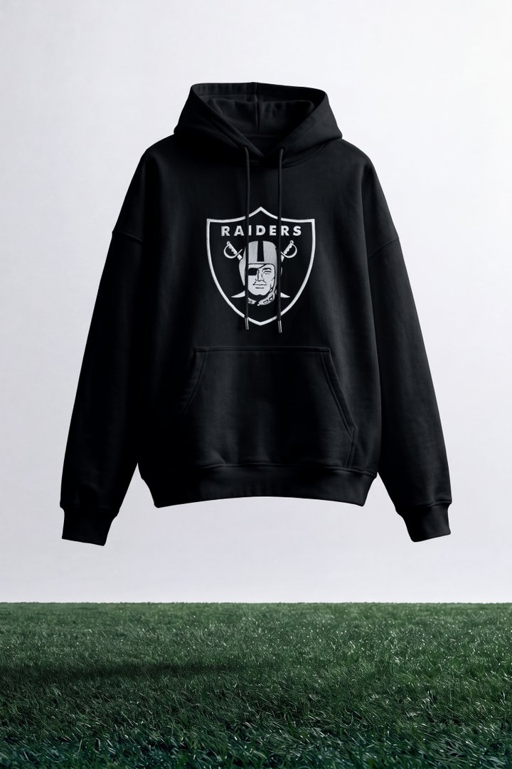 Raiders Original English Hoodie - Black