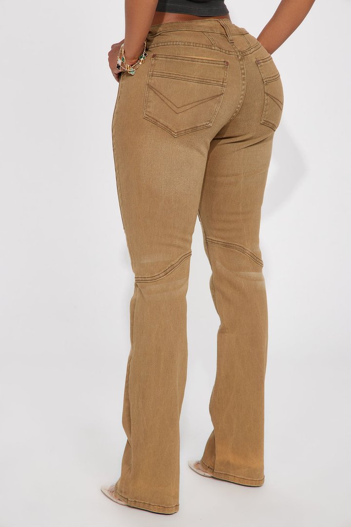 Headed West Straight Leg Pant - Chocolate
