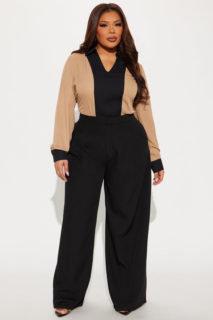 Next Meeting Colorblock Shirt - Black/combo