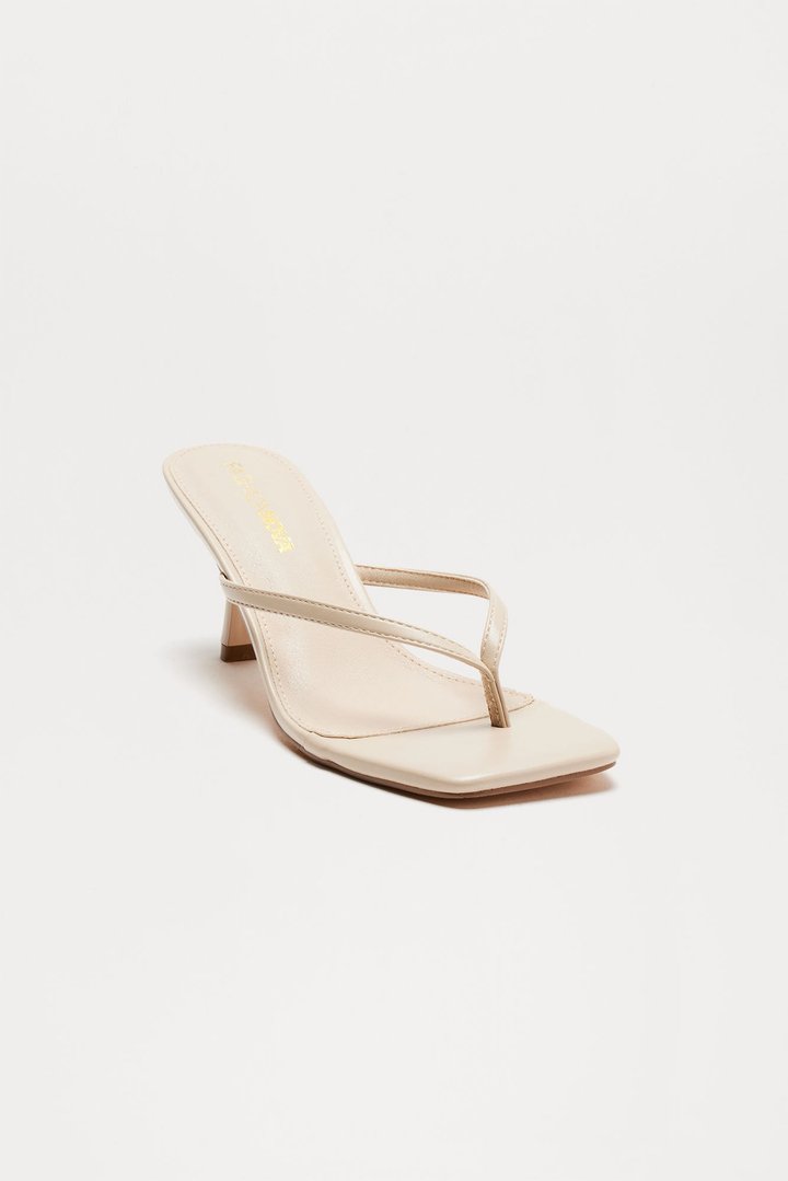 Ayla Thong Mules - Off White