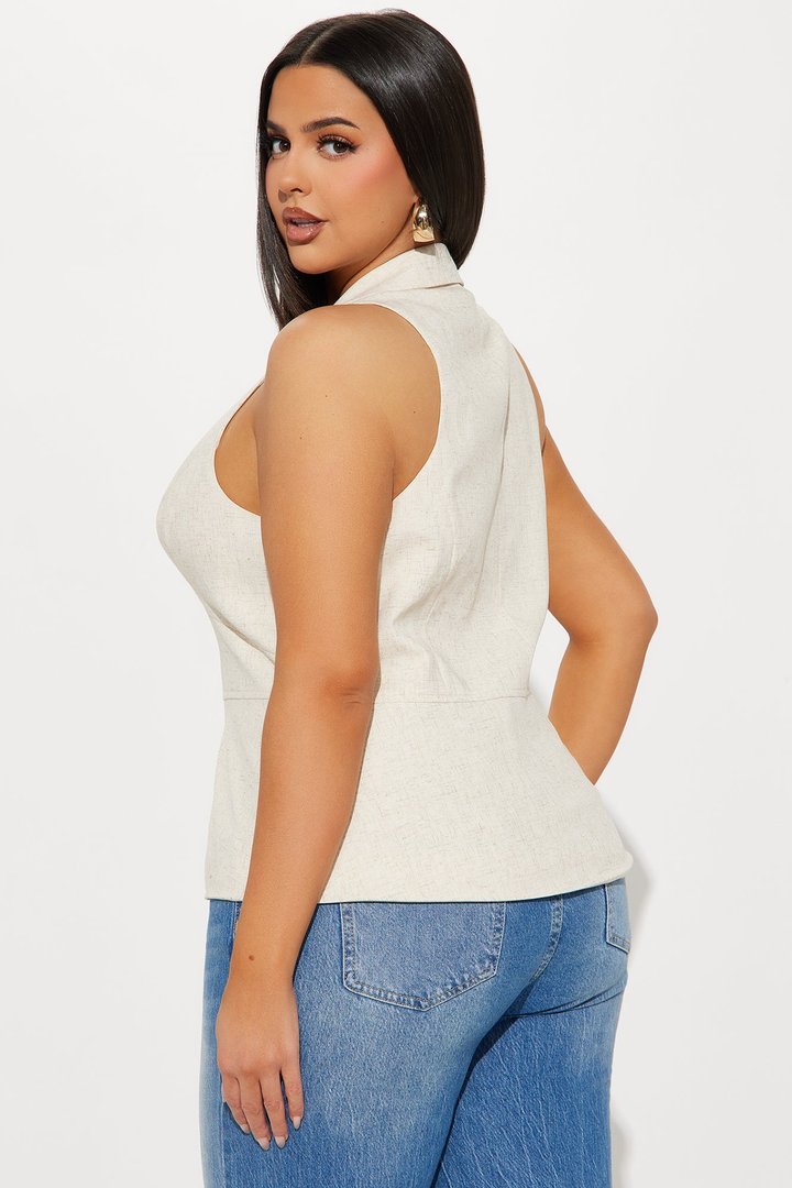 Instant Karma Vest Top - Taupe