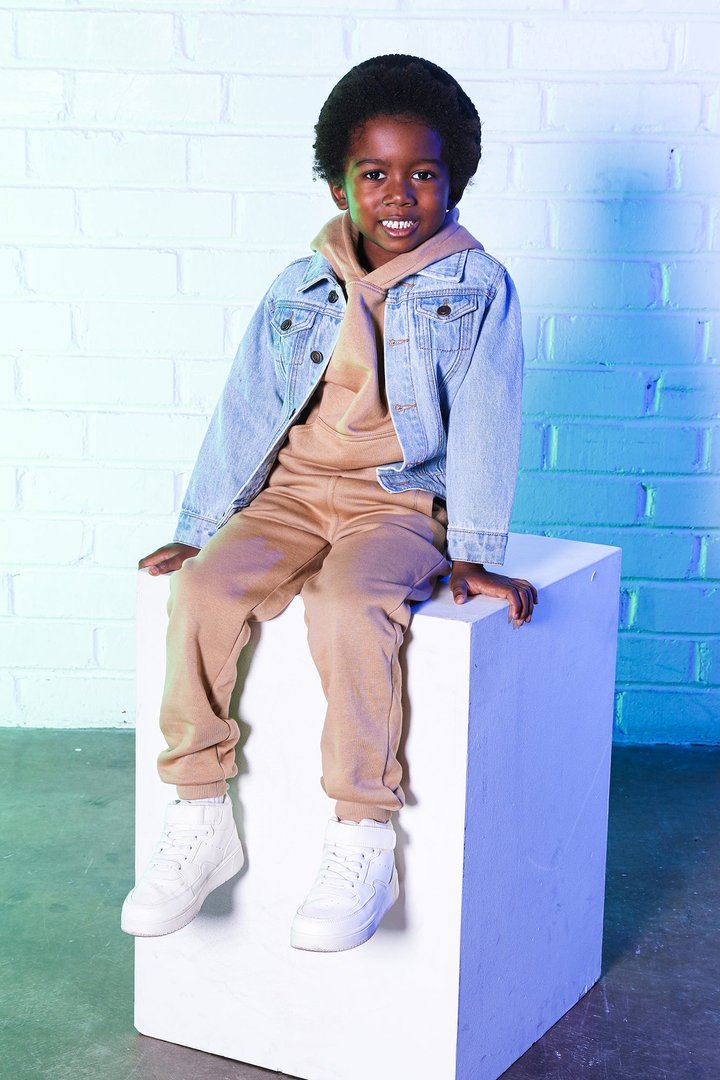 Mini Stole Your Toys Oversized Jogger - Nude