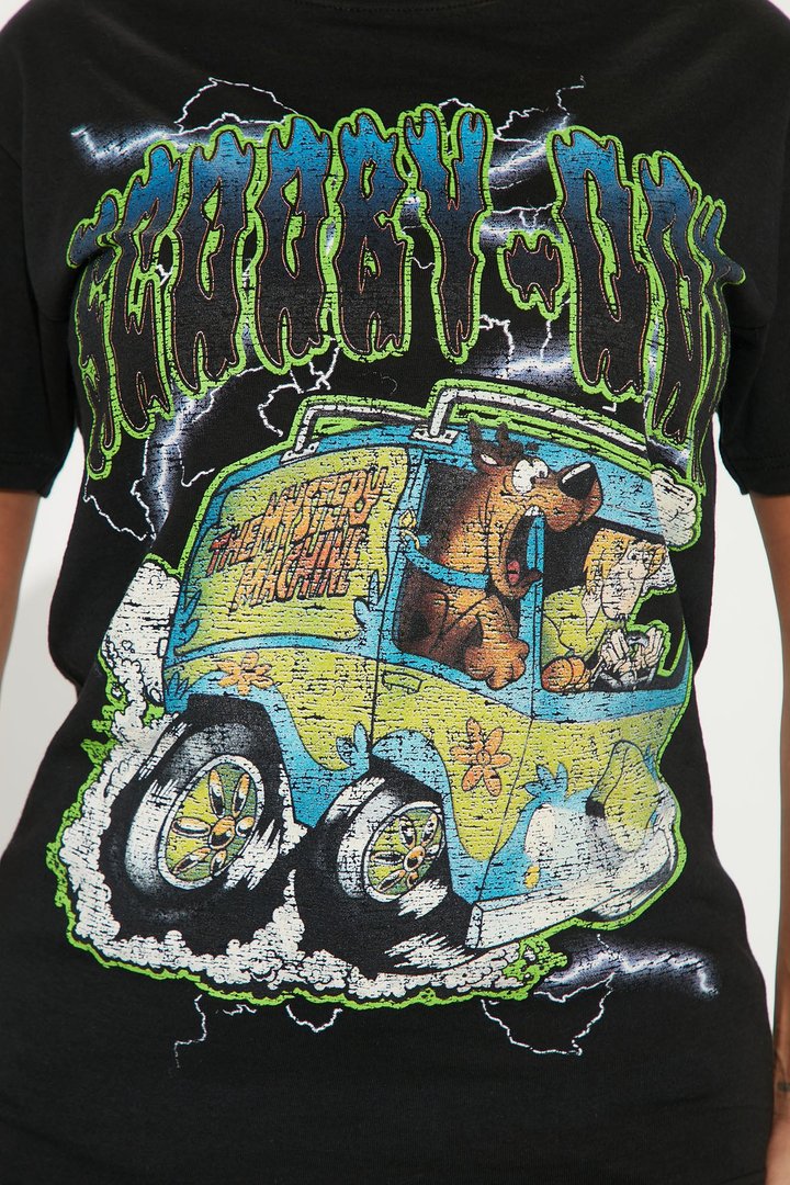 Mystery Machine Scooby Doo Graphic Tee - Black