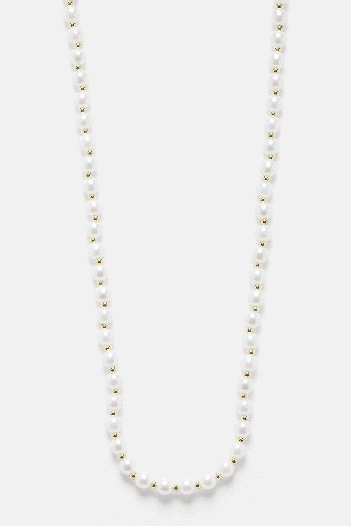 Of The Sea Gold Pearl Necklace - Gold/combo