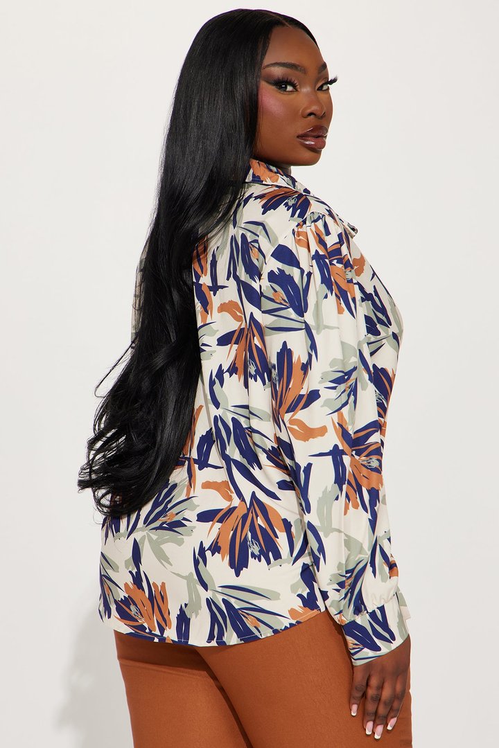 Feel A Way Shirt - Tan/Multi