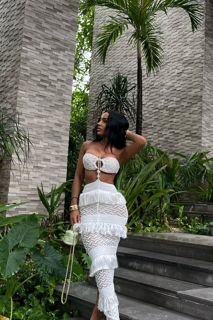Coastal Dream Maxi Dress - White