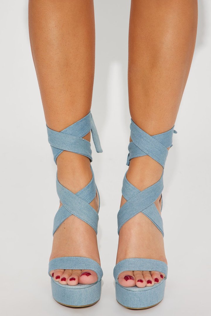 Plot Twist Heel - Denim