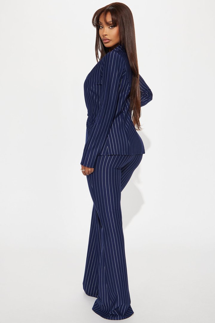 Meeting Prep Blazer And Pant Set - Navy