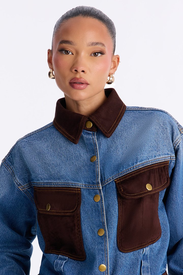 Aberdeen Denim Jacket - Medium Wash