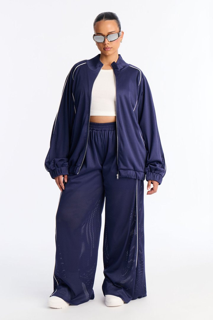 Milianna Wide Leg Pant - Navy