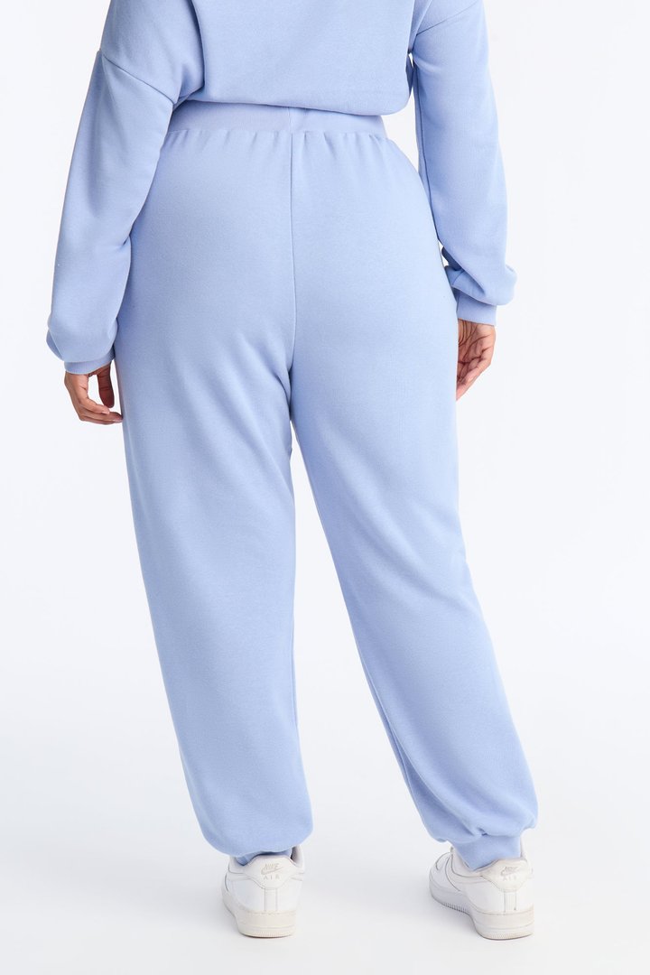 Olivia Fleece Jogger Pants - Periwinkle