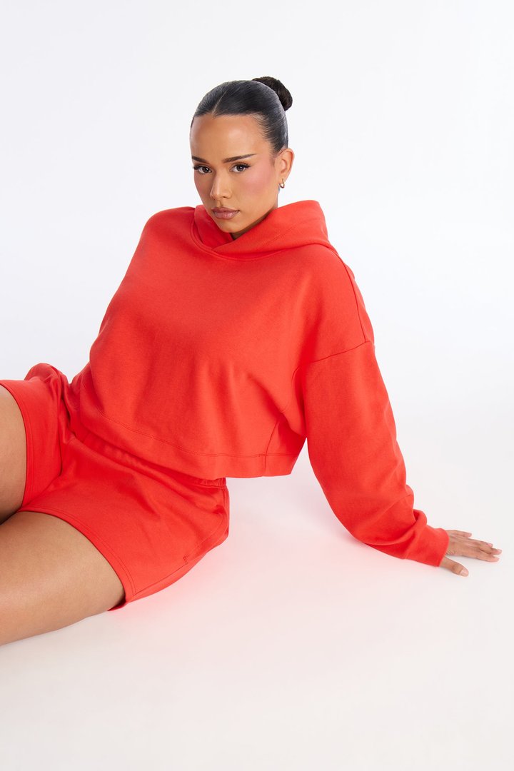 Kenya Sweatshorts - Tomato Red