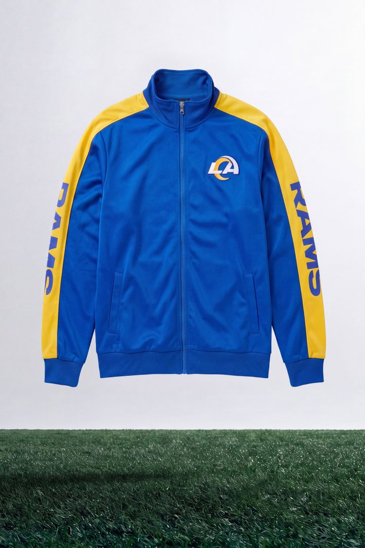 Rams Stand By Track Jacket - Royal
