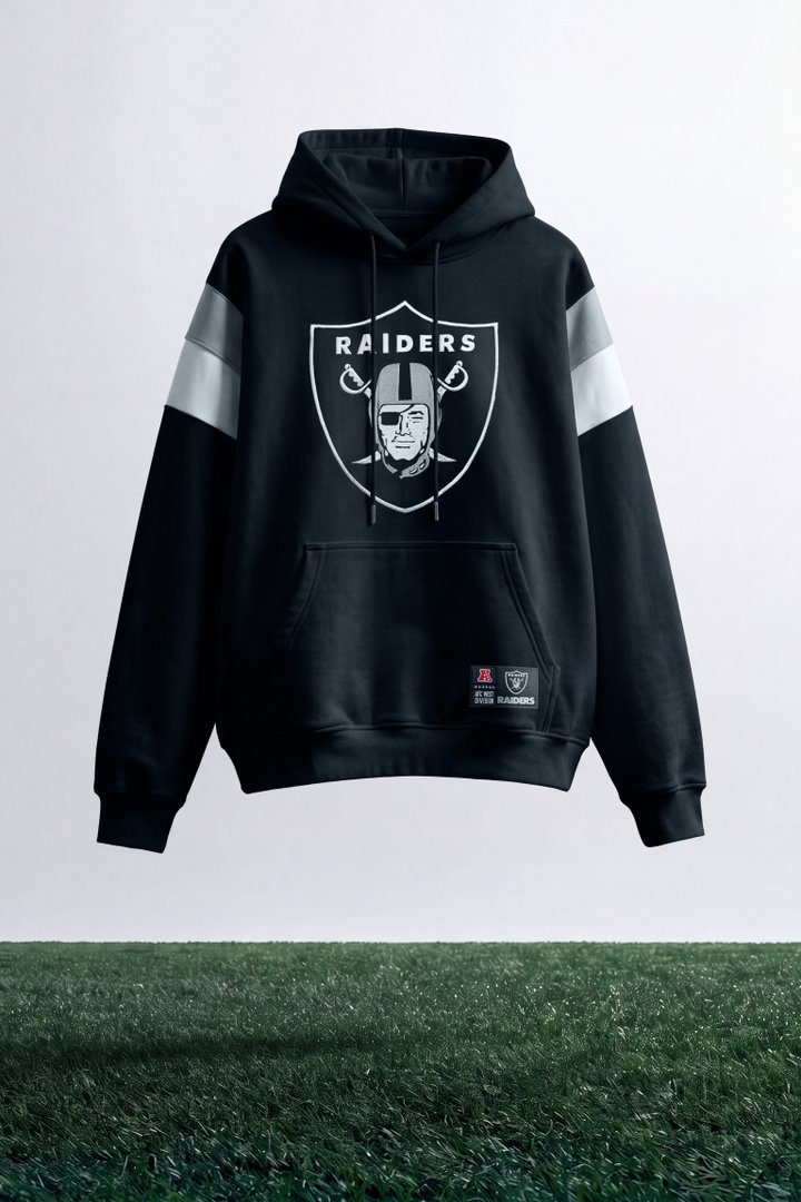 Raiders Friday Night Lights Hoodie - Black