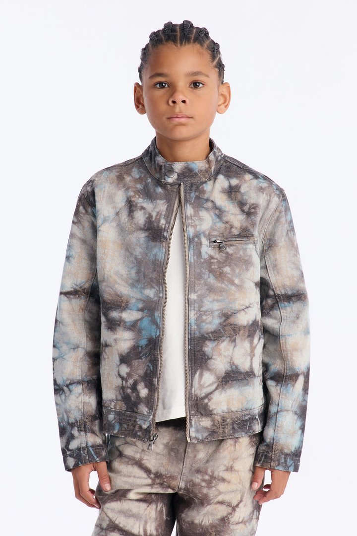 Mini Ash And Ice Moto Jacket - Multi Color