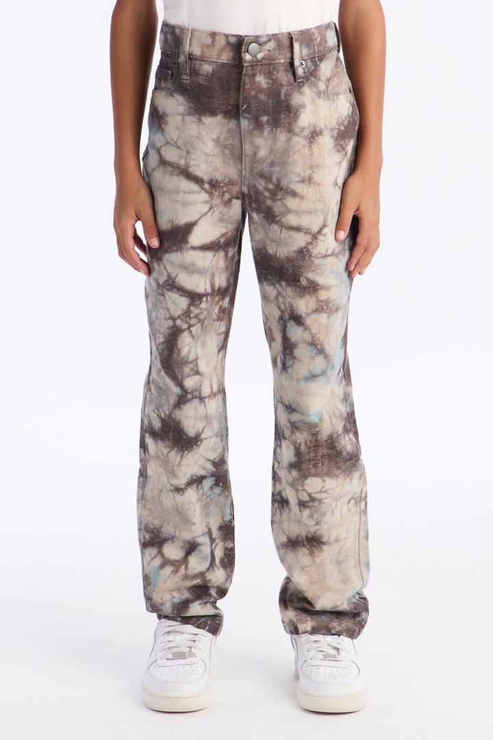 Mini Relaxed Straight Ash And Ice Pant - Multi Color