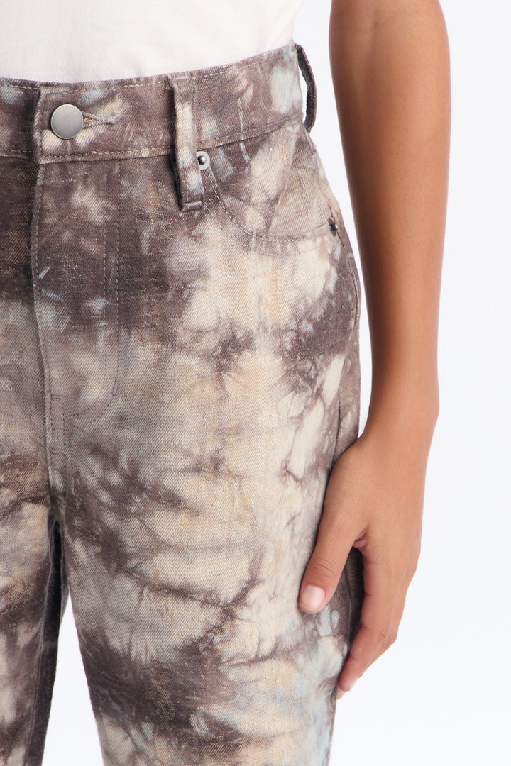 Mini Relaxed Straight Ash And Ice Pant - Multi Color