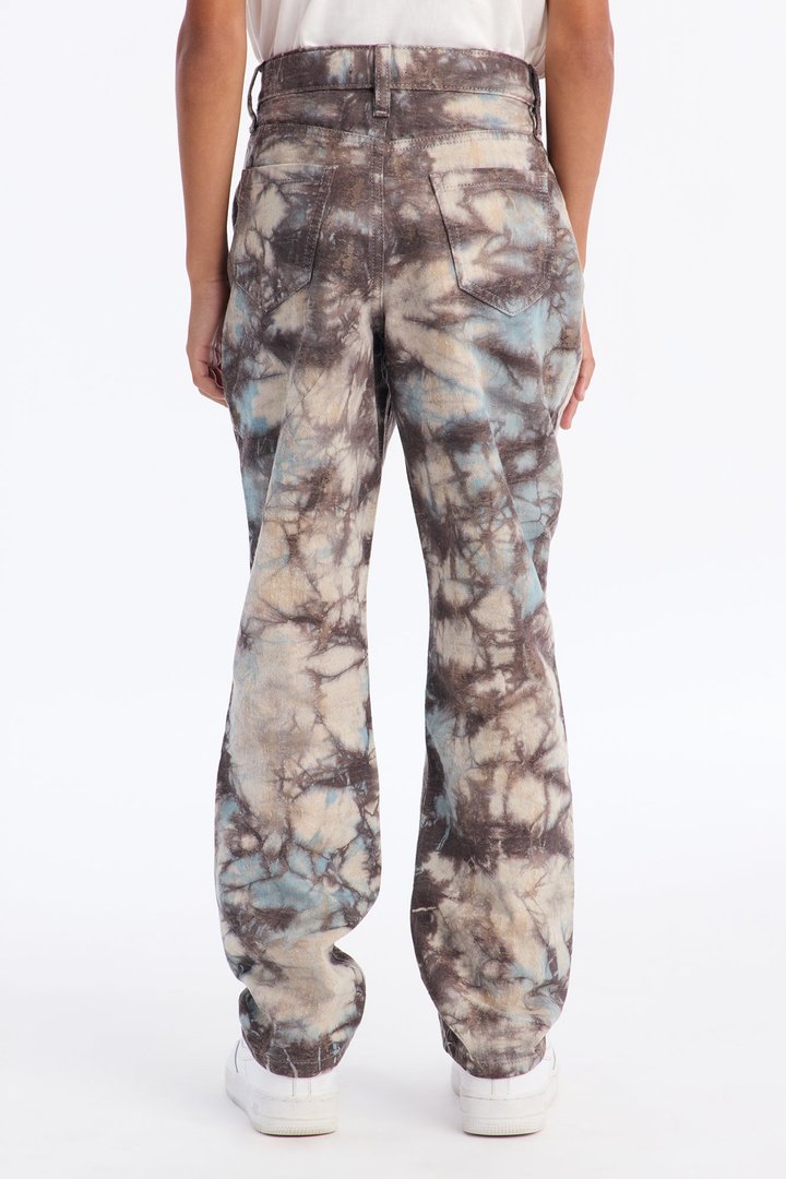 Mini Relaxed Straight Ash And Ice Pant - Multi Color