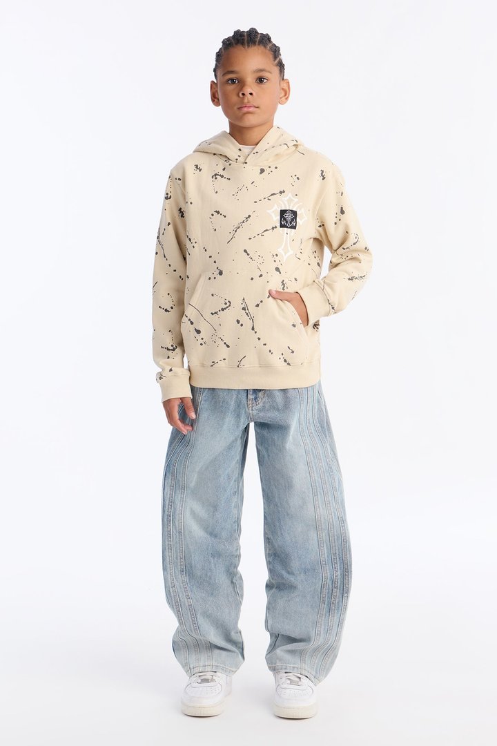 Mini Going For It Pullover Hoodie - Sand