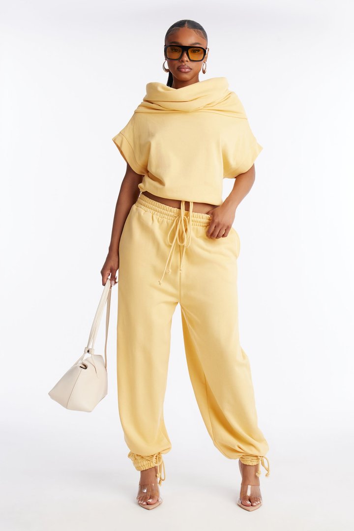 Alexa Jogger Pant Set - Butter Yellow